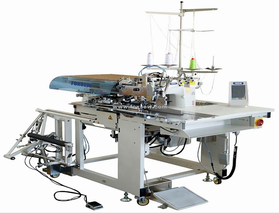 Máquina de costura automática para soldagem de bolso