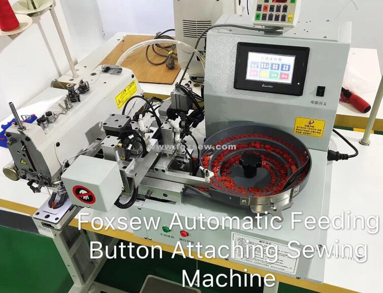 Automatic Button Feeding Machine Button Sewing Machine