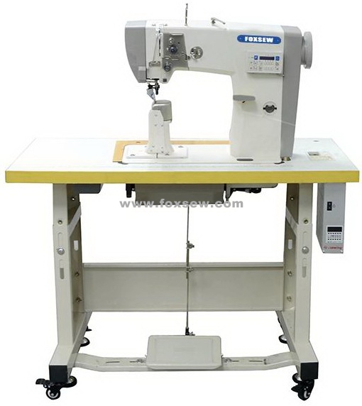 Single Needle Thick Thread Full Automatic Post Bed Lockstitch Sewing