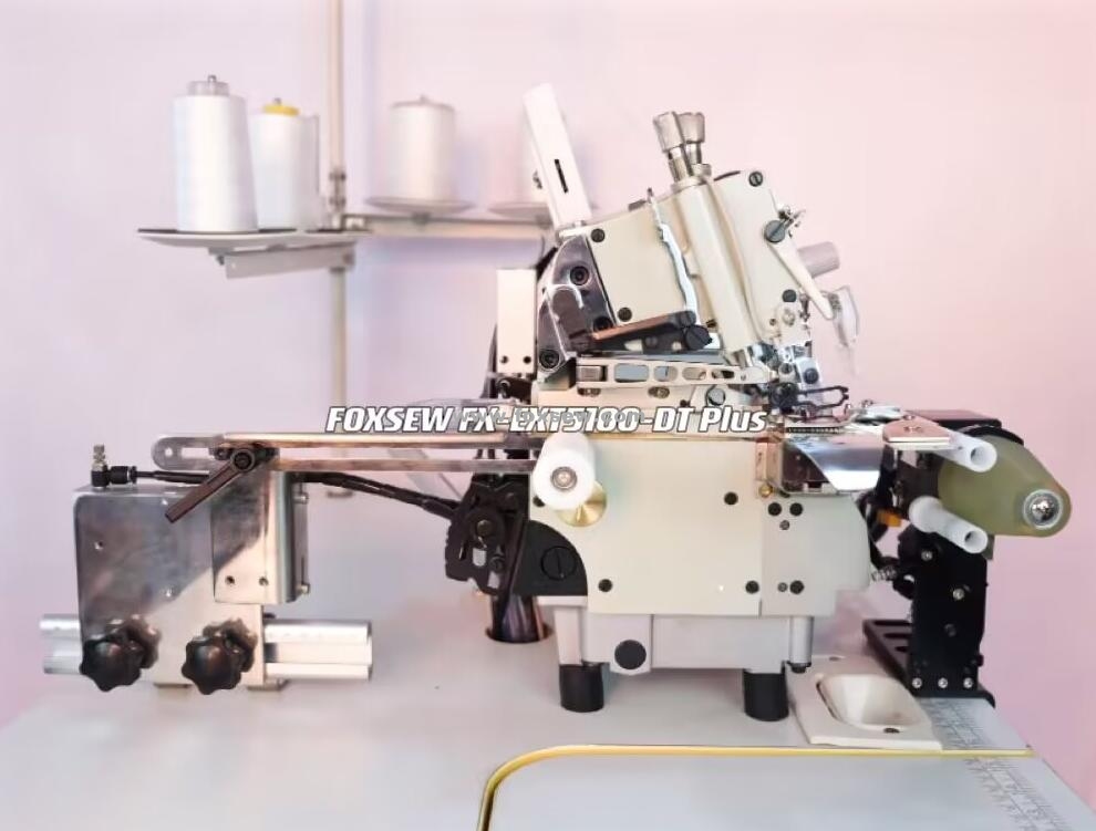 Automatic Round Neck Rib Knit Collar Attaching Machine Automatic