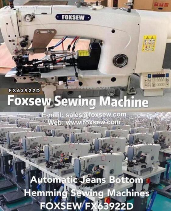 Automatic Bottom Hemming Sewing Machine Automatic Jeans Sewing Machine