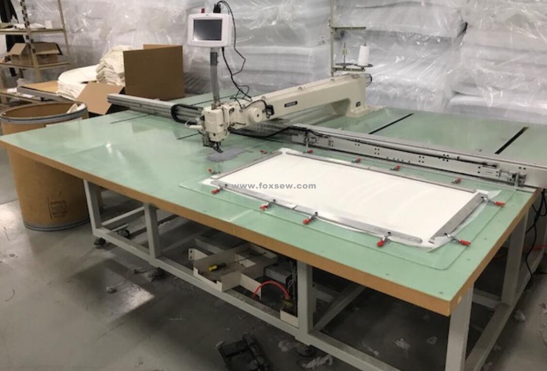 King Size Large CNC Programmable Pattern Sewing Machine FOXSEW