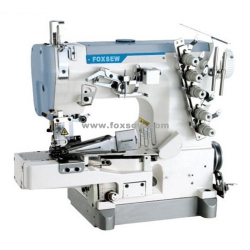 High Speed Cylinder Bed Interlock Sewing Machine for Tape Binding