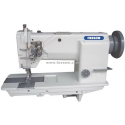 High Speed Double Needle Feed Sewing Machine with Fixed Needle Bar