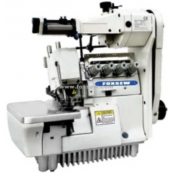 Elastic Attaching Overlock Sewing Machine with Upper Tape Feeder