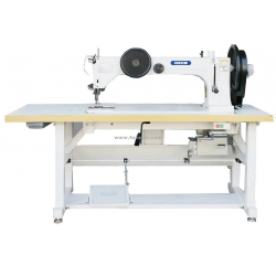 Long Arm Extra Heavy Duty Top and Bottom Feed Lockstitch Sewing Machine