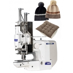Automatic Pom-Pom Attaching Bartacking Sewing Machine