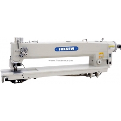 Long Arm Direct Drive Double Needle Lockstitch Sewing Machine