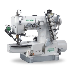 Direct Drive Cylinder Bed Interlock Sewing Machine with Top and Bottom Thread Trimmer