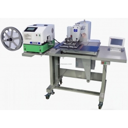 Automatic Feeding Velcro Tape Attaching Sewing Machine