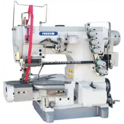 Cylinder Bed Interlock Sewing Machine for Elastic Lace Attaching