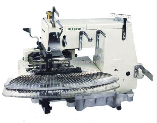 33 Needle Flat-bed Double Chain Stitch Sewing Machine (tuck fabric seaming)
