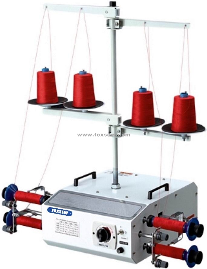 4-Cone Thread Winder Machine