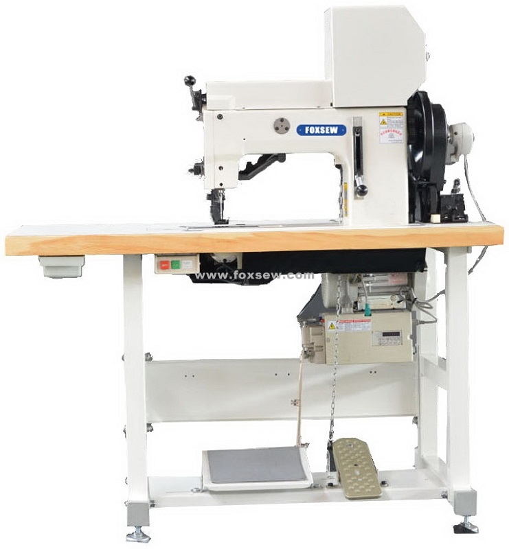Top and Bottom Feed Multi-Points Thick Thread Zigzag Stitching Machine