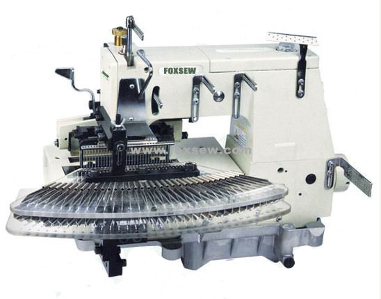 25 or 33 Needle Flat-bed Double Chain Stitch Sewing Machine (tuck fabric seaming)