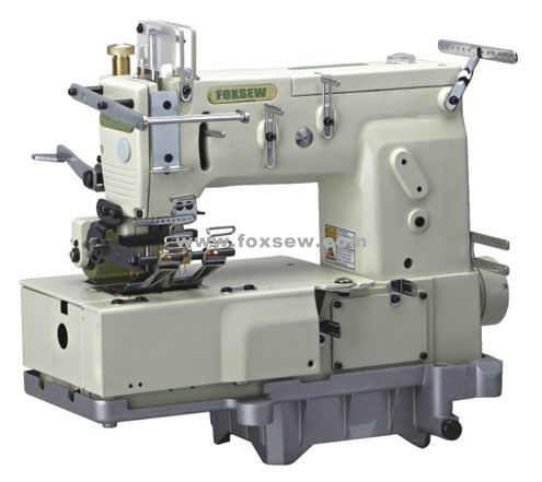 12-Needle Flat-bed Double Chain Stitch Sewing machine (for attaching line tapes)