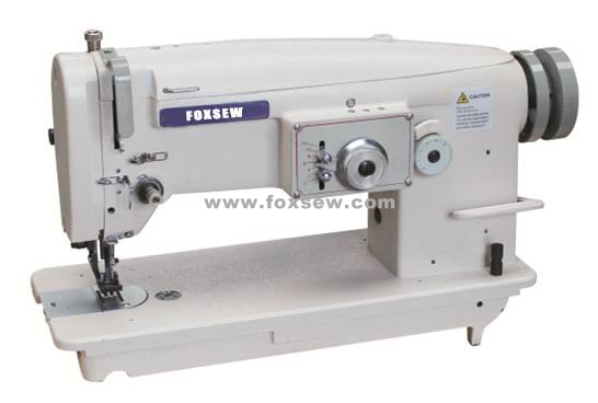 Flat Bed Top and Bottom Feed Zigzag Sewing Machine with Large Hook