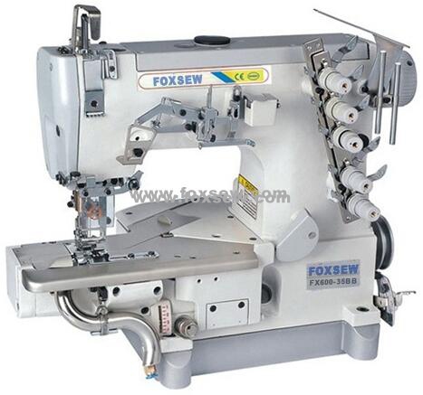 Cylinder Bed Interlock Sewing Machine for Hemming Sewing with Side Trimmer