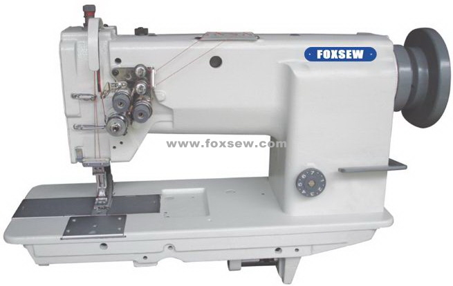 High Speed Double Needle Feed Sewing Machine with Fixed Needle Bar