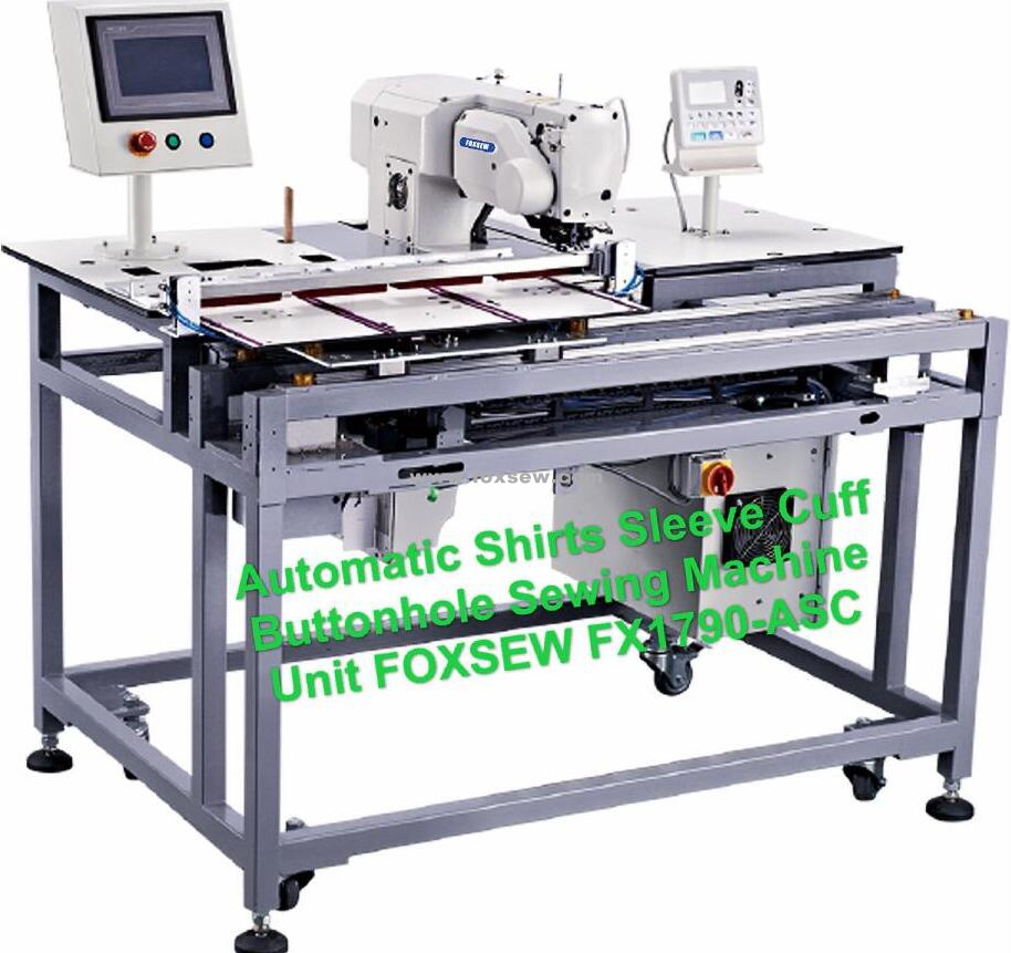 Automatic Shirt Cuff Buttonholing Sewing Machine