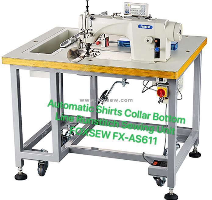 Automatic Shirt Collar Runstitch Sewing Unit