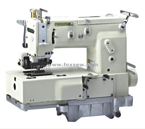 12-needle Flat-bed Double Chain Stitch Sewing Machine