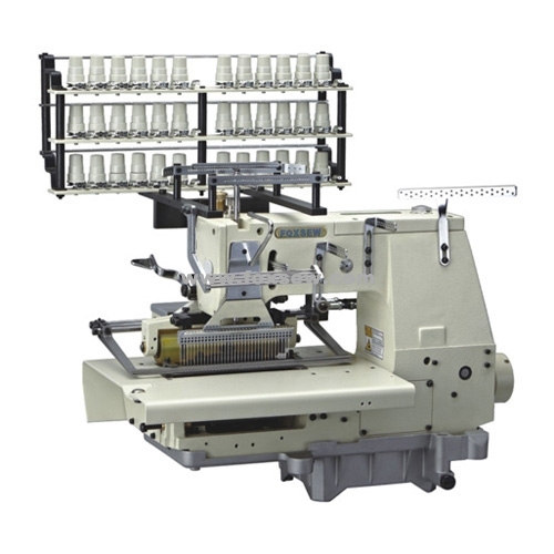 Multi Needle Smocking Sewing Machine with Shirring
