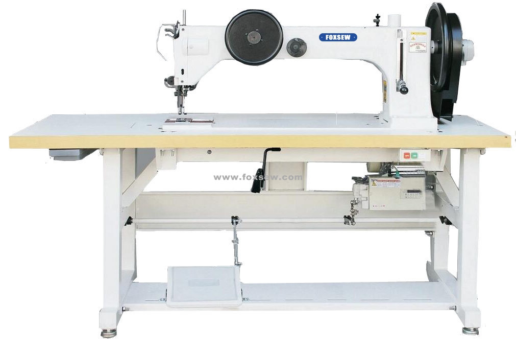 Long Arm Extra Heavy Duty Top and Bottom Feed Lockstitch Sewing Machine