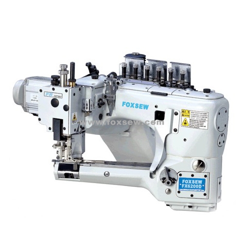 Direct Drive 4 Needle 6 Thread Feed-off-the-arm flat Seaming Machine