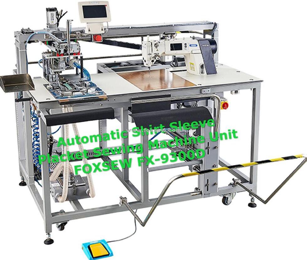 Automatic Shirt Sleeve Placket Setter