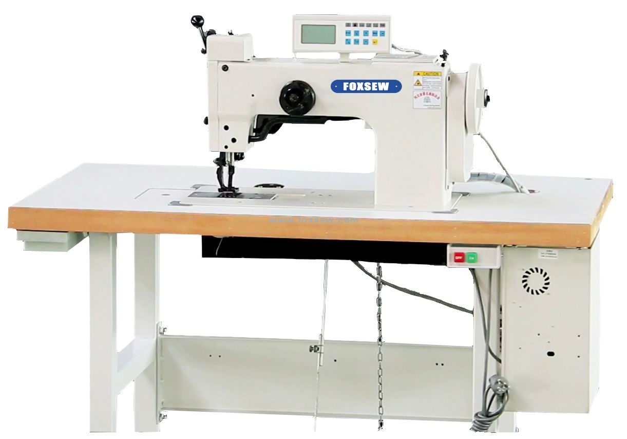 Programmable Heavy Duty Thick Thread Ornamental Stitching Machine Single Needle Top and Bottom Feed