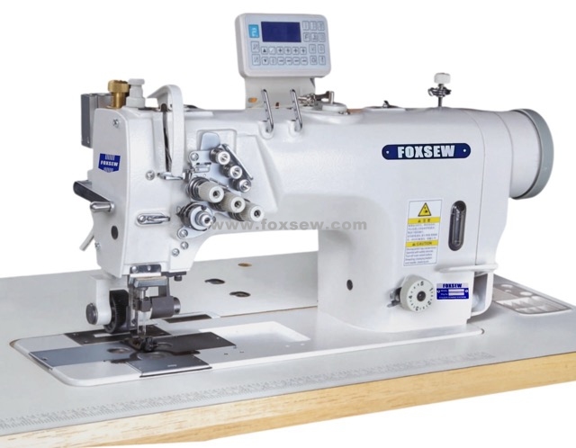 Direct Drive 3-Needle Lockstitch Sewing Machine with Puller