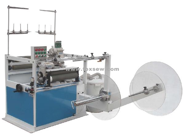 Double Sewing Heads Serging Machine