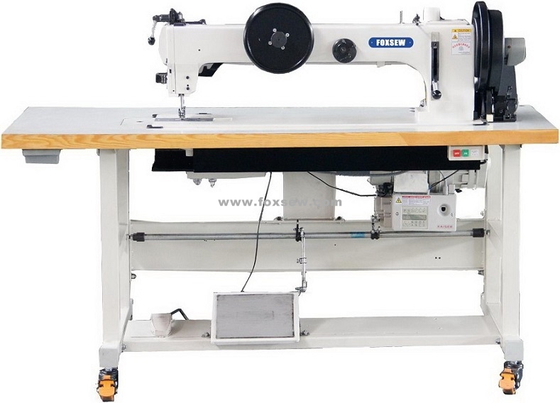 Long Arm Extra Heavy Duty Triple Feed Thick Thread Lockstitch Sewing Machine