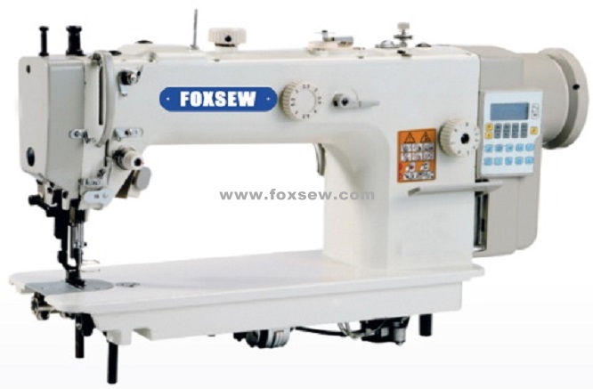 Direct Drive Long Arm Top and Bottom Feed Lockstitch Machine with Automatic Thread Trimmer