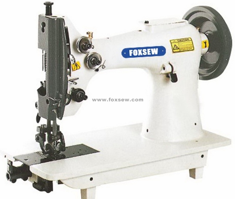 Double Needle Top and Bottom Feed Lockstitch Moccasin Machine for Extra Heavy Duty