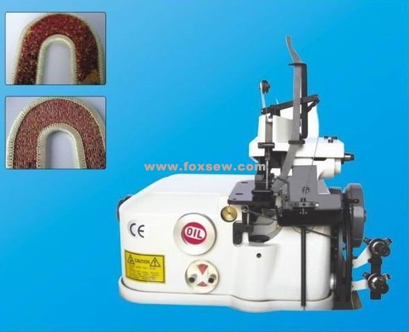 Carpet Overedging Machine with Ribbon