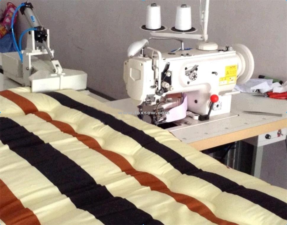 Bed Cover and Mattress Tape Binding and Cutting Machine