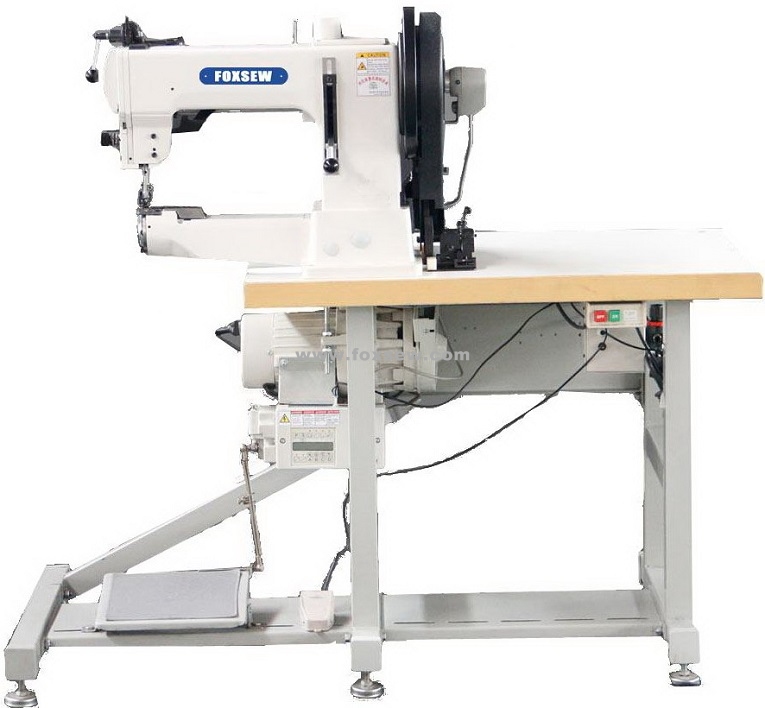 Cylinder Bed Extra Heavy Duty Triple Feed Sewing Machine for Leather Upholstery and Webbing