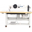 Long Arm Flat Bed Double Needle Triple Feed Walking Foot Extra Heavy Duty Lockstitch Sewing Machine