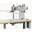 Super Slim High Post Bed Compound Feed Heavy Duty Lockstitch Sewing Machine