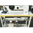 Long Arm Flat Bed Double Needle Triple Feed Walking Foot Extra Heavy Duty Lockstitch Sewing Machine