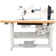 Double Needle Triple Feed Walking Foot Heavy Duty Sewing Machine for Leather Upholstery and Webbings