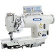 Computer-controlled Direct Drive Split Needle Bar Double Needle Lockstitch Sewing Machine