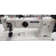 Double Needle Triple Feed Walking Foot Heavy Duty Sewing Machine for Leather Upholstery and Webbings