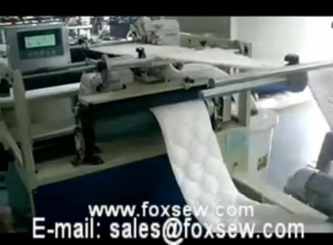 Double Sewing Heads Serging Machine