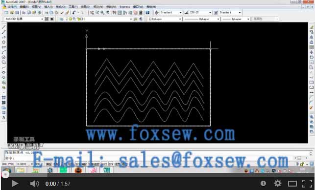 How to Save Patterns made by CAD Drawing as DXF Format FOXSEW 