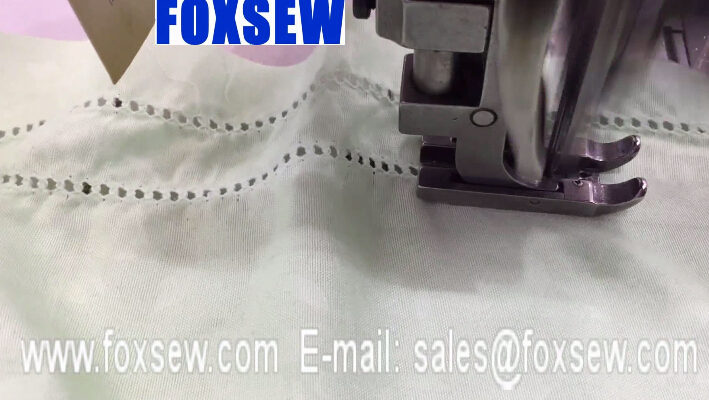 Double Needle Hemstitch Picoting Sewing Machine 