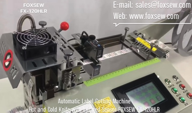 Automatic Label Cutting Machine with Sensor