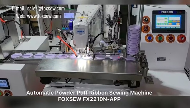 Fully Automatic Powder Puff Sewing Machine Unit